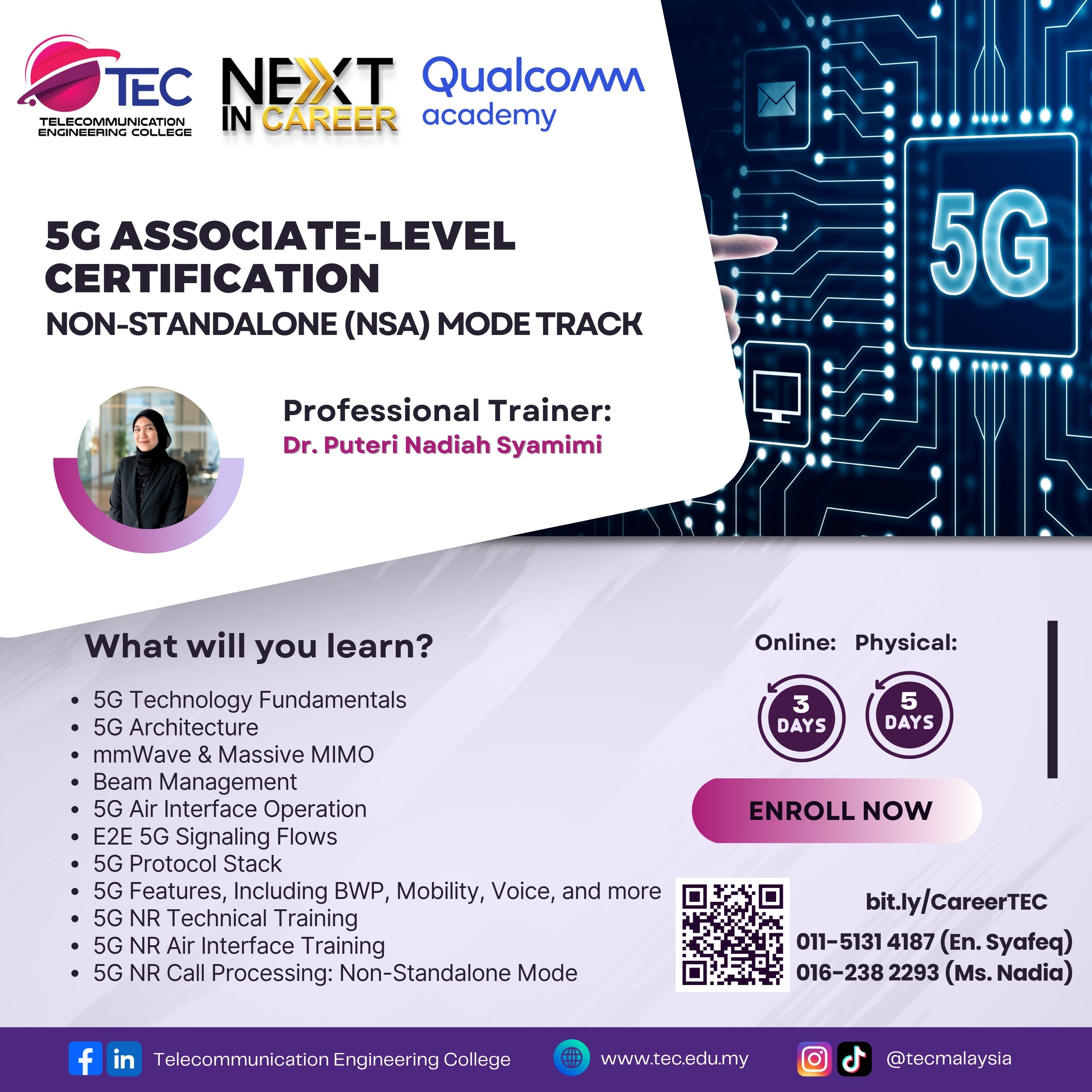 Qualcomm Academy: 5G Associate-Level Certification – Non-Standalone (NSA) Mode