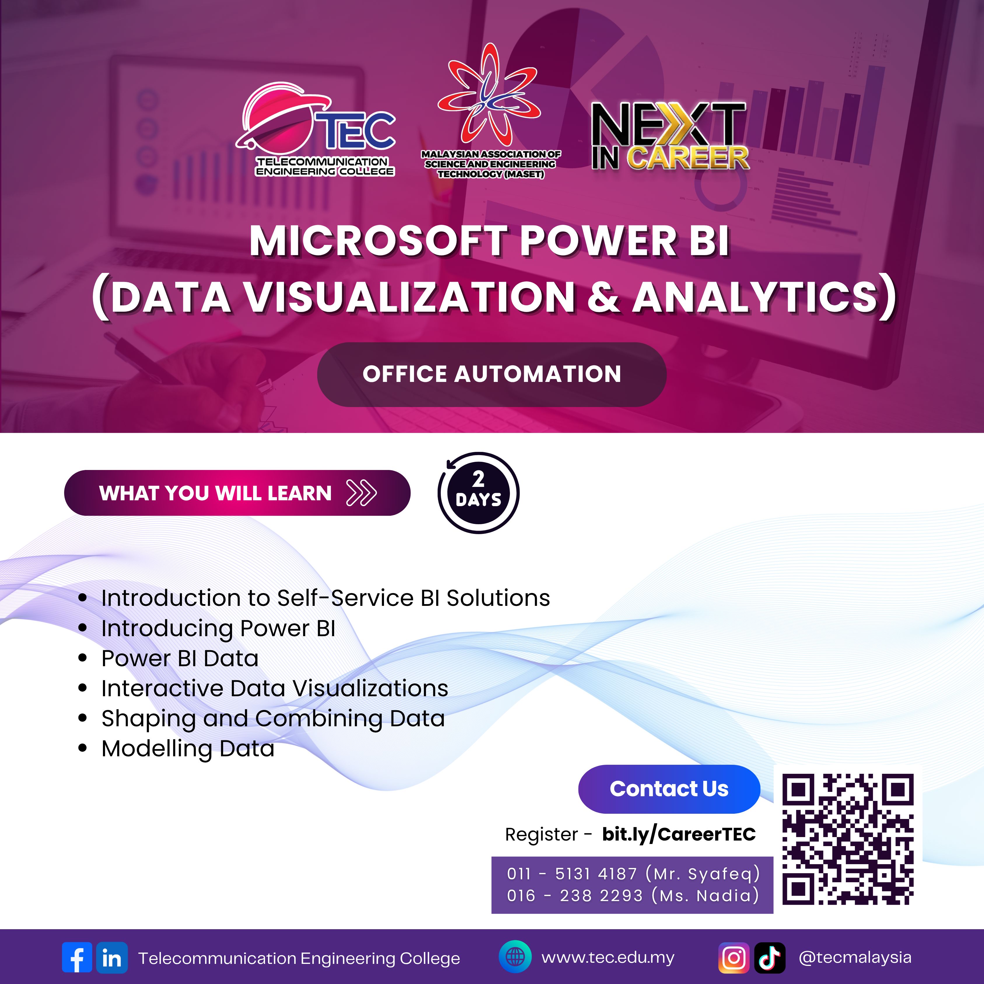 Microsoft Power BI (Data Visualization & Analytics)