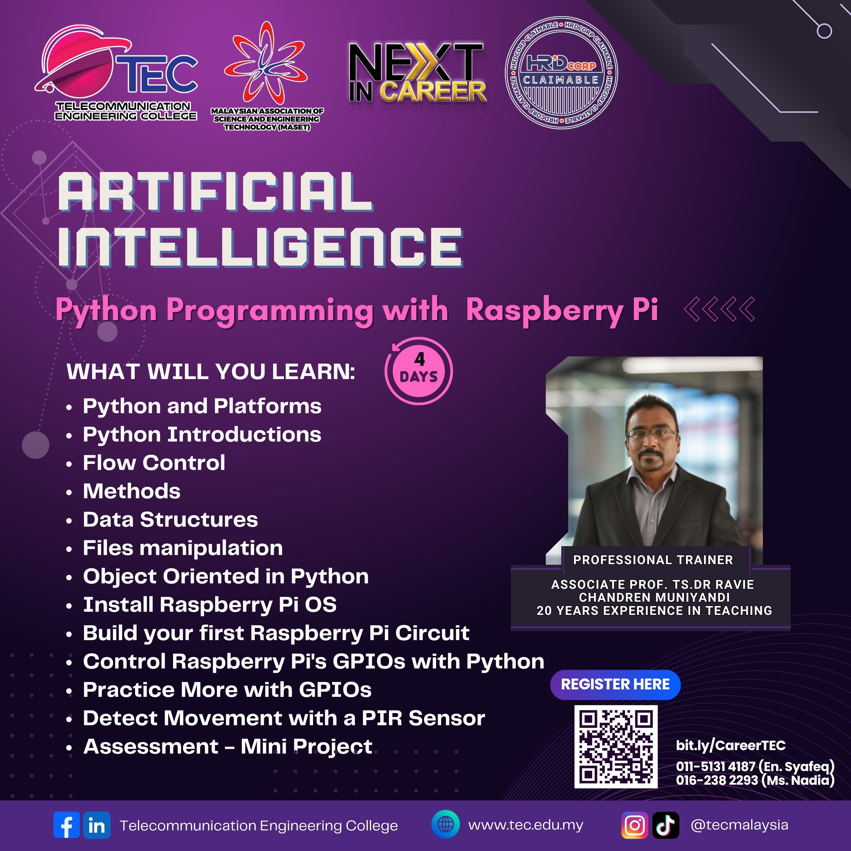 Artificial Intelligence (Python Programming with Raspberry Pi)