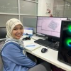Woman working on CAD